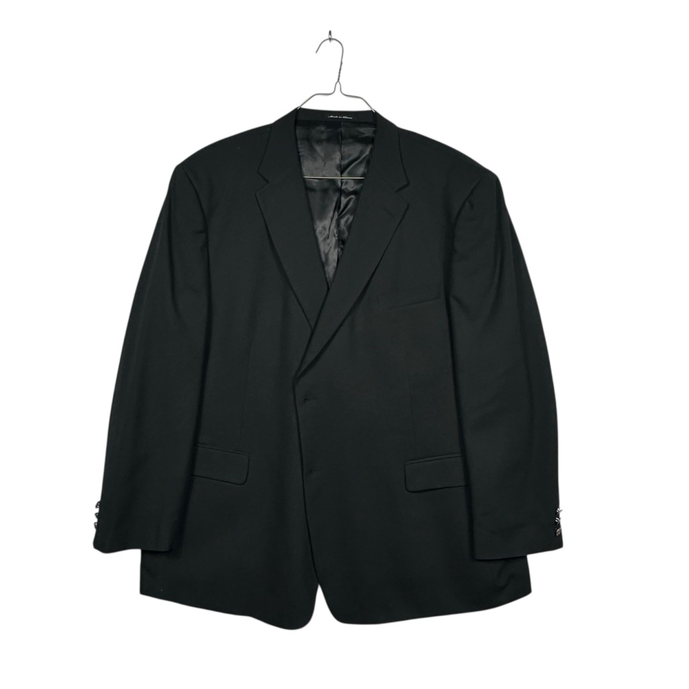 Nicklaus for Dillards Worsted Wool Blend Blazer Sports Coat Black Size 52 R